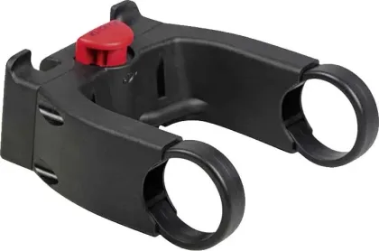 KLICKfix Ebike adaptér na riadidlá 22-26 mm/31,8 mm, Čierna