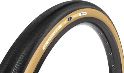 PANARACER Plášť Gravelking, kevlar. pätka, čierno-hnedý