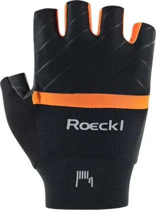 Rukavice Roeckl Bonau 2, unisex, čierno-ornažové (black/orange)