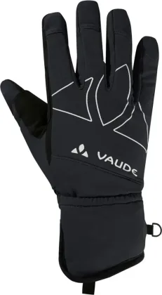 Vaude lyžiarske rukavice La Varella, unisex, čierne