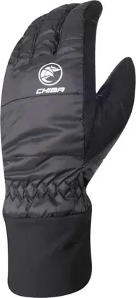 Chiba Zimné cyklistické rukavice pre dospelých City Liner čierne XL, Čierna