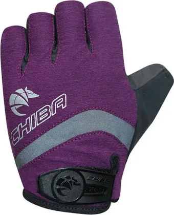 Chiba Cyklistické rukavice Lady BioXCell PURPLE M, Fialová