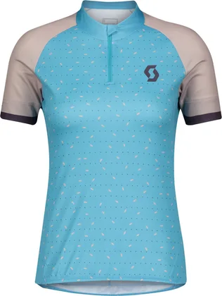 Dámsky dres Scott Endurance 30, krátky rukáv, Breeze Blue/Blush Pink, M