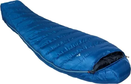 Vaude spací vak Hochgrat 300 DWN, ultramarine, ľavý