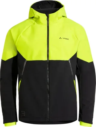 Vaude cyklistická bunda Qimsa Softshell, pánska, neon yellow