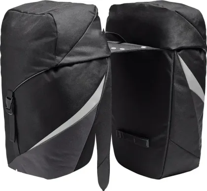 Vaude dvojitá taška na nosič TwinRoadster, black