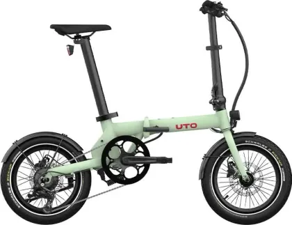 UTO Skladací elektrobicykel OG16 2025 Sage Green, Čierna/Zelená/Modrá/Béžová