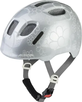 ALPINA cyklistická Junior prilba XIMO 2, silver flower gloss