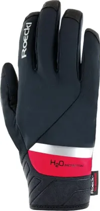 Roeckl rukavice zimné Ranten 2, unisex, black/red