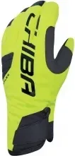 Chiba Zimné cyklistické rukavice BioXcell Warm Winter NEON XL, Žltá