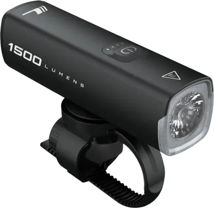 Svetlo CUBRIN 1500 predné 6f USB, čierne