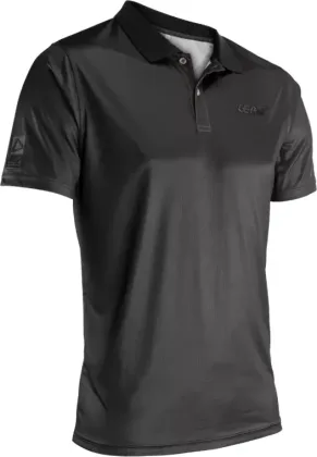 Leatt polo triko Team Short, pánske, graphene