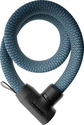 ABUS Zámok na bicykel Yarnit 4004K/110, Čierna/Sivá/Modrá/Fialová