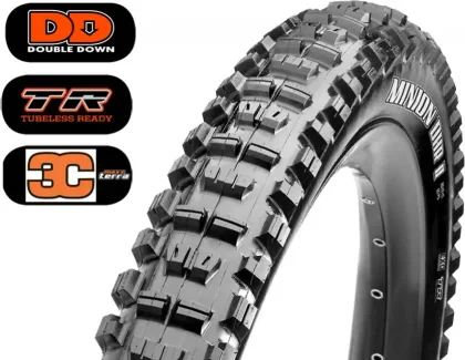 Maxxis plášť MINION DHR II 27.5" - 3CT/DD/TR, 120x2TPI, kevlar
