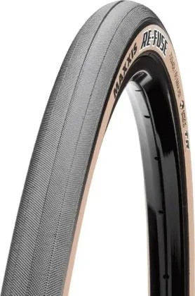 Maxxis plášť RE-FUSE 700 x 32C - MAXXSHIELD/TR/TANWALL, 60TPI, Carbon Fiber