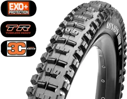 Maxxis plášť MINION DHR II 27.5" - 3CT/EXO+/TR, 60TPI, kevlar