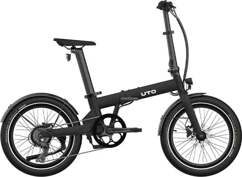 UTO Skladací elektrobicykel OG20-500 Wh 2025 Onyx Black, Čierna/Zelená/Modrá