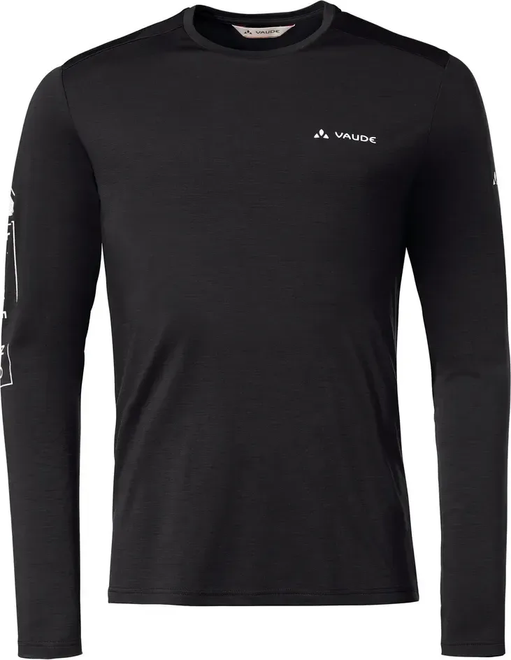 Vaude termo triko Monviso Merino, pánske, black uni