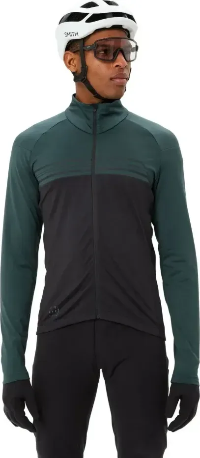 Vaude cyklistický dres s dlhým rukávom Posta III, pánsky, deep pond