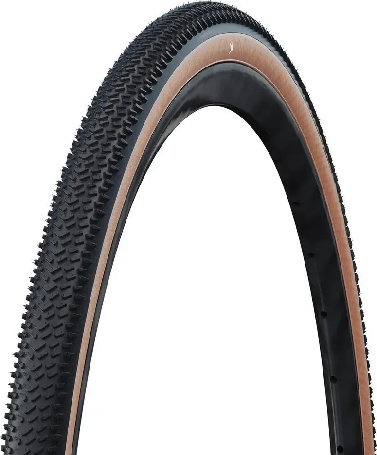 Plášť G-ONE R 700x35C (35-622) 67EPI 445g TLE Evo V-Guard Super Race Addix Race hnedý bok skladací