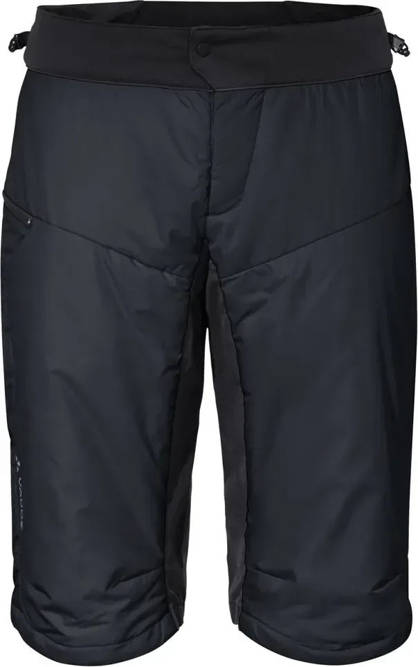 Vaude zateplené cyklošortky Minaki IV, unisex, čierne