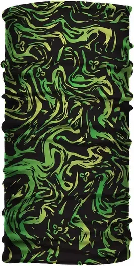 Šatka CTM WRAP, Graphite neónová
