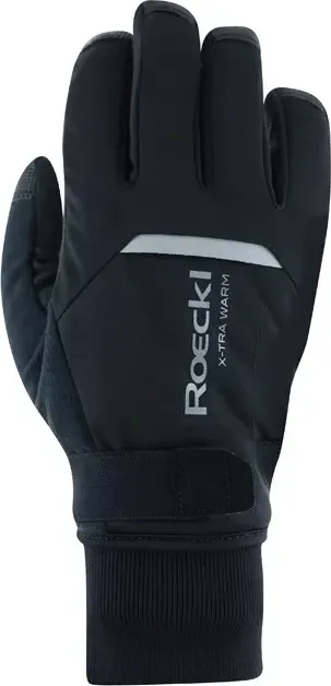 ROECKL cyklistické rukavice zimné Villach 3, unisex, black
