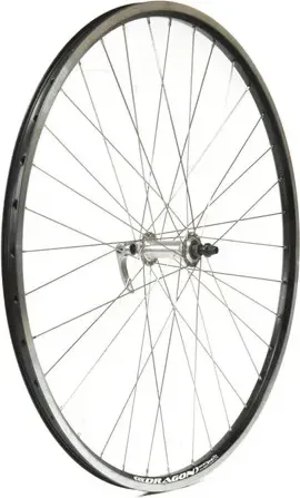 DEMA koleso Cross 28" predné čierne QR, nerez