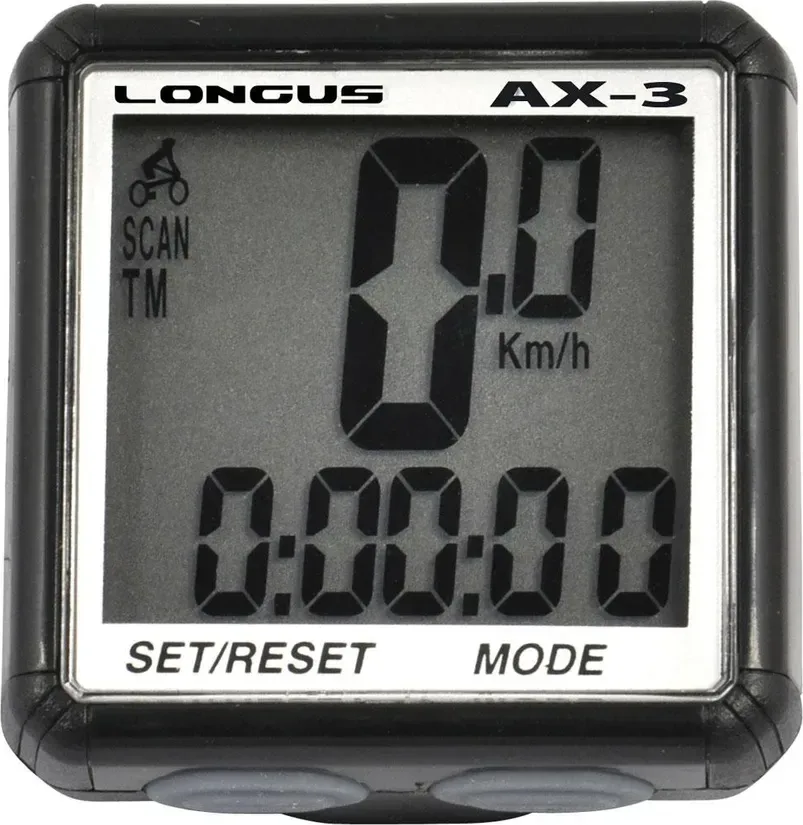 Cyklopočítač AX-3 13f čierny