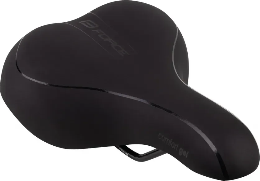 Force sedlo COMFORT GEL dámské turistické, čierne