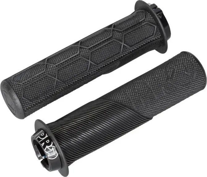 Madlá TRAIL LOCK ON s obrubou čierne 132x32mm