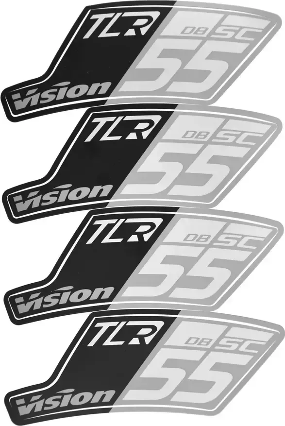 VISION nálepky na ráfik SC 55 DB TL, Gray