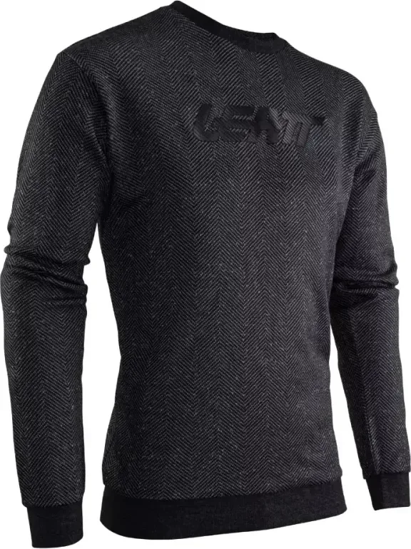 Leatt sveter Premium, unisex, black