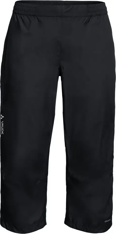 Vaude nepremokavé 3/4 cyklonohavice Drop, pánske, black