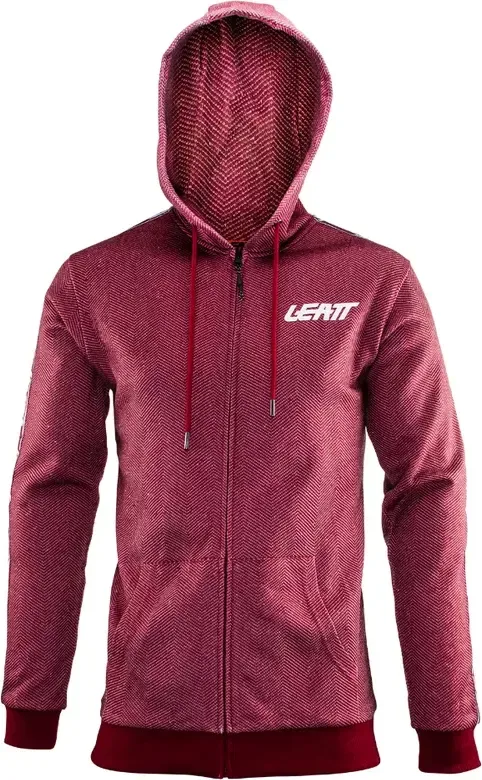 Leatt mikina Premium Ruby, na zips