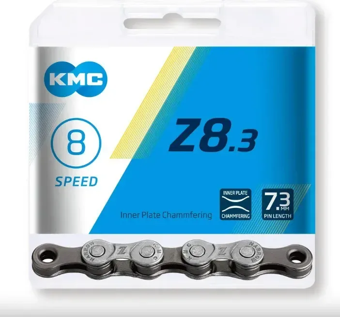 KMC Reťaz Z 8.3 strieborno-šedá, 114 článkov