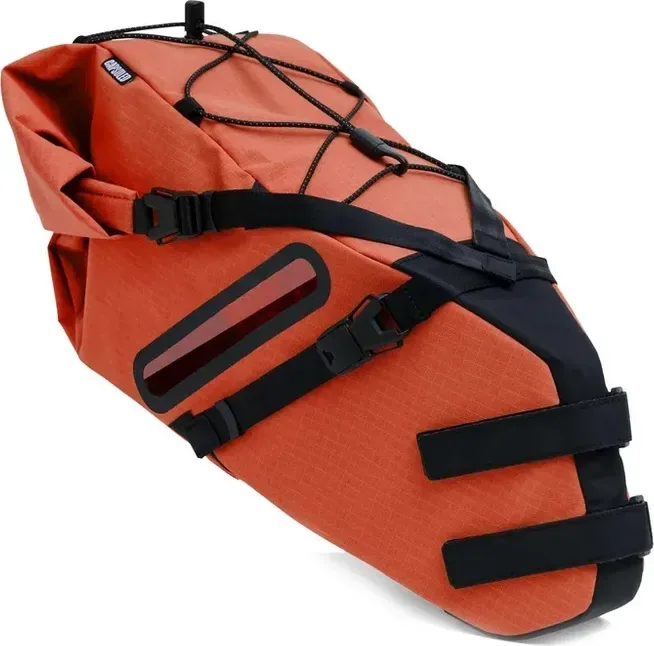 Capsuled Podsedlová taška Saddle Bag 14 l Orange Rust, Čierna/Žltá/Červená
