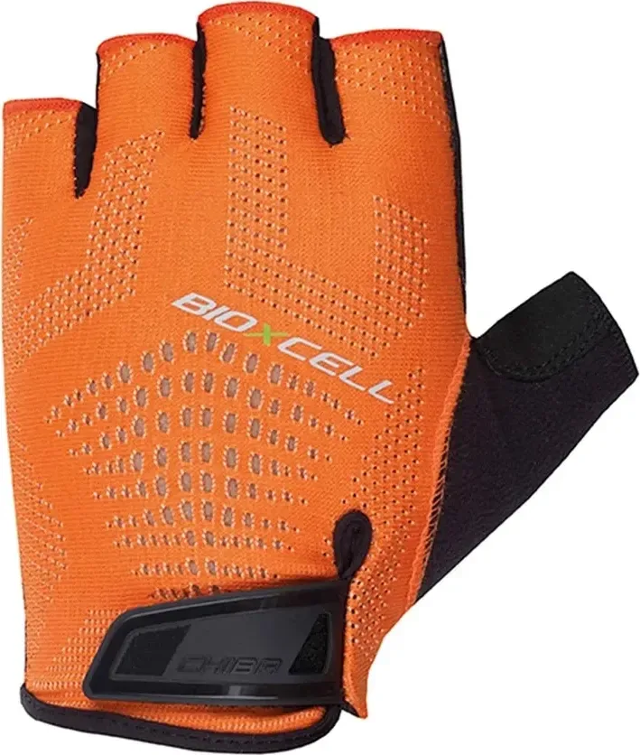 Chiba Cyklistické rukavice BioXCell Super Fly ORANGE/BLACK L, Oranžová