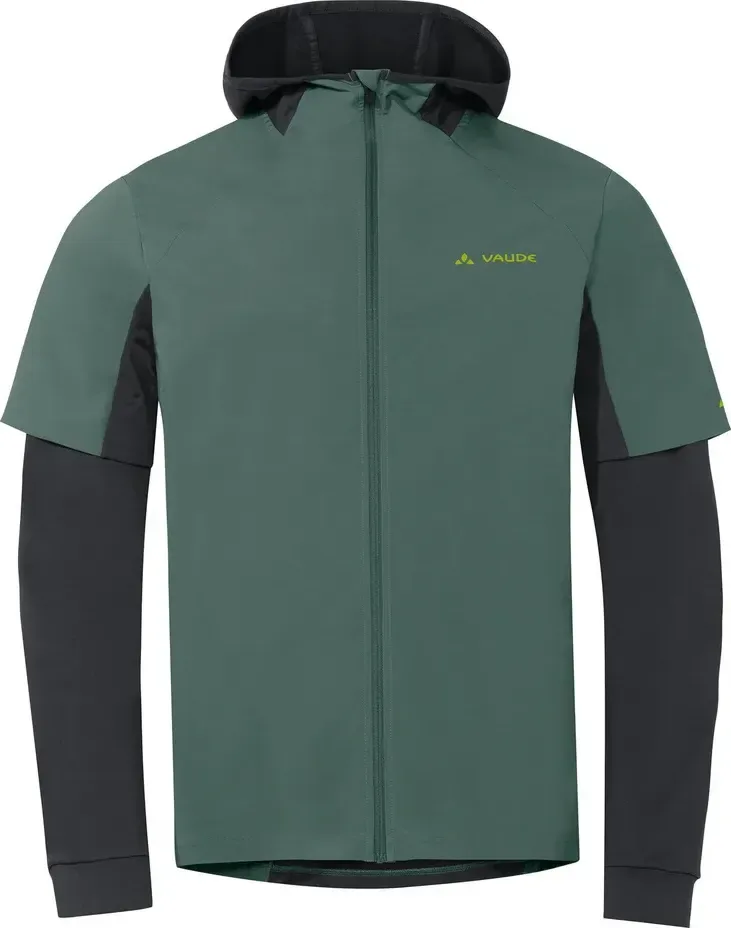 Vaude cyklistický dres All Year Moab FZ Hoody, pánsky, dusty forest