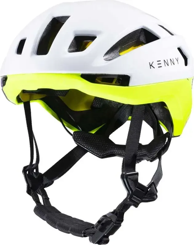 KENNY Cyklistická prilba FURTIF Neon Yellow S/M, Žltá/Biela