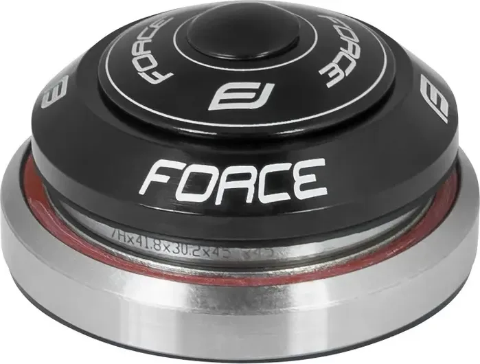 FORCE hlavové zloženie TAPER 1 1/8" -1 1/2" 36 °, integrované, čierne