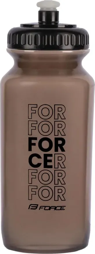 Force fľaša DAILY 0,5 l, transparentná čierna-čierna