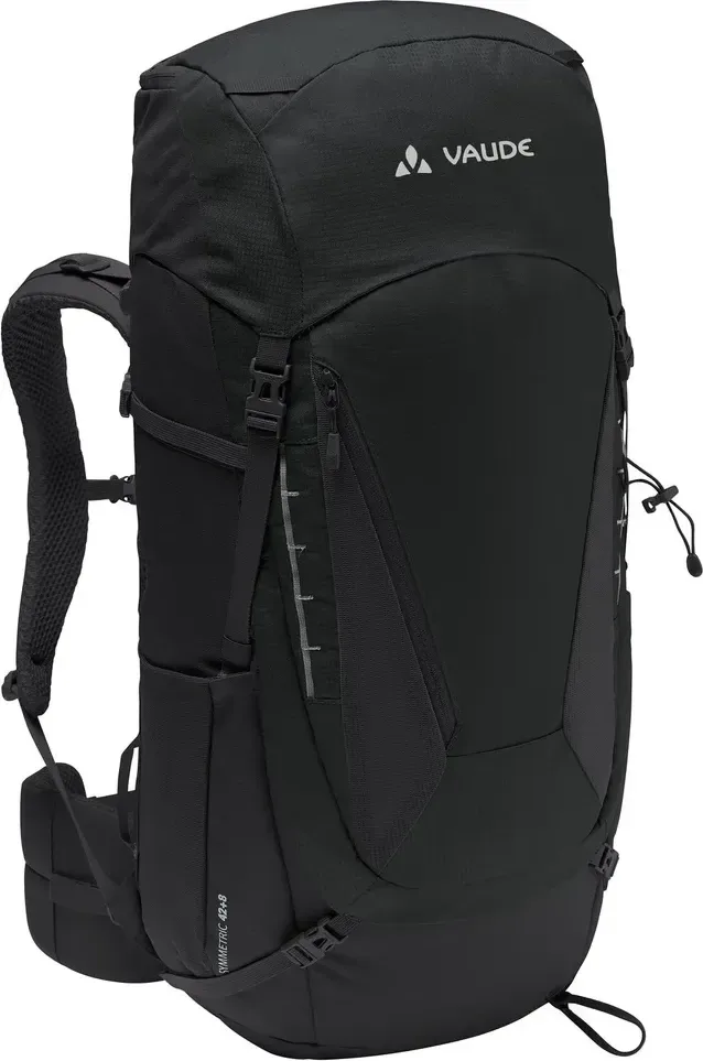 Vaude turistický batoh Asymmetric 42+8, unisex, black