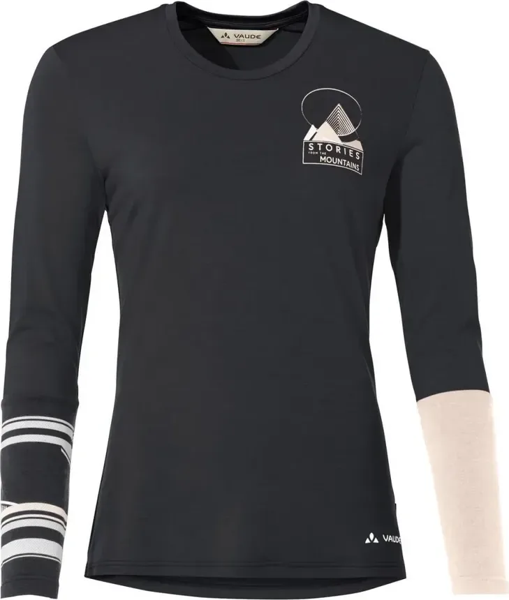 Vaude termo triko Monviso Merino, dámske, black