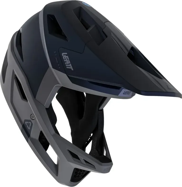 LEATT integrálna prilba MTB Gravity 4.0, Stealth Black/Grey