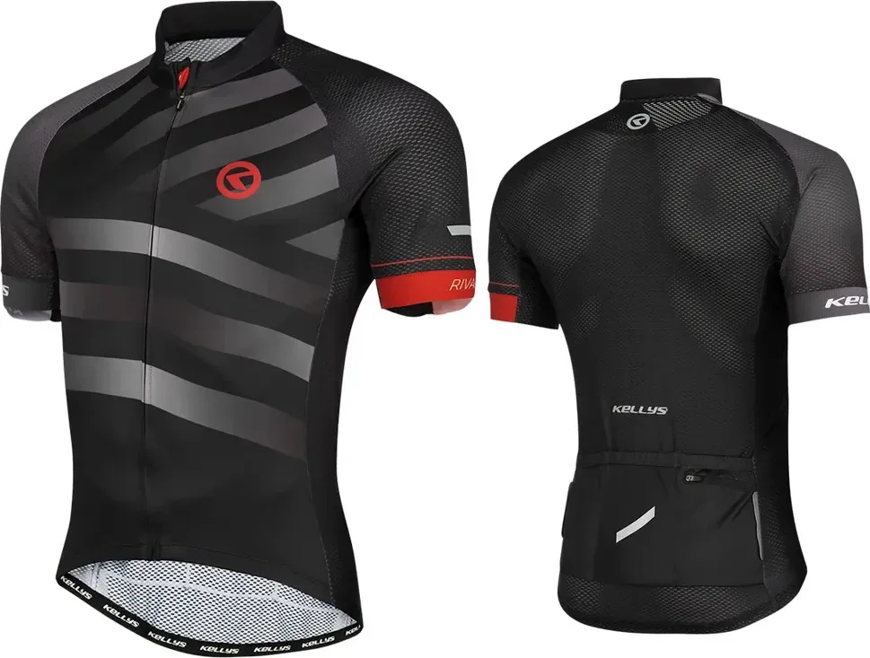 Dres KELLYS Rival krátky rukáv grey - S