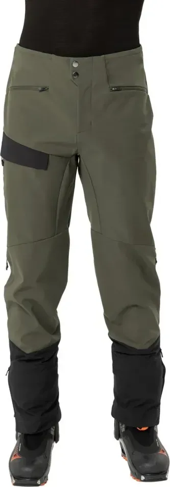 Vaude ski-turistické nohavice Monviso Alpine, pánske, zelené (khaki)