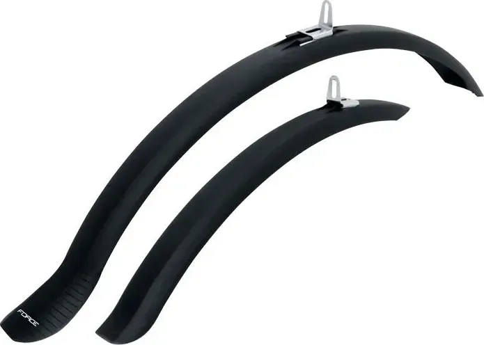 FORCE blatníky 26 - 28" predĺžené, plast, čierne