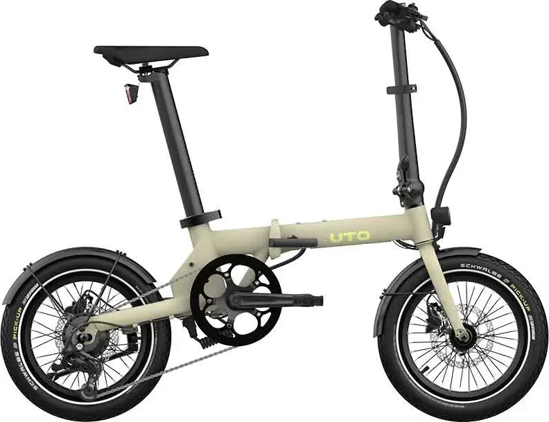 UTO Skladací elektrobicykel OG16 2025 Desert Sand, Čierna/Zelená/Modrá/Béžová