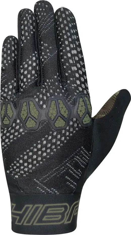 Chiba Detské cyklistické rukavice Trinity Youth BLACK-GREEN XS, Čierna/Zelená